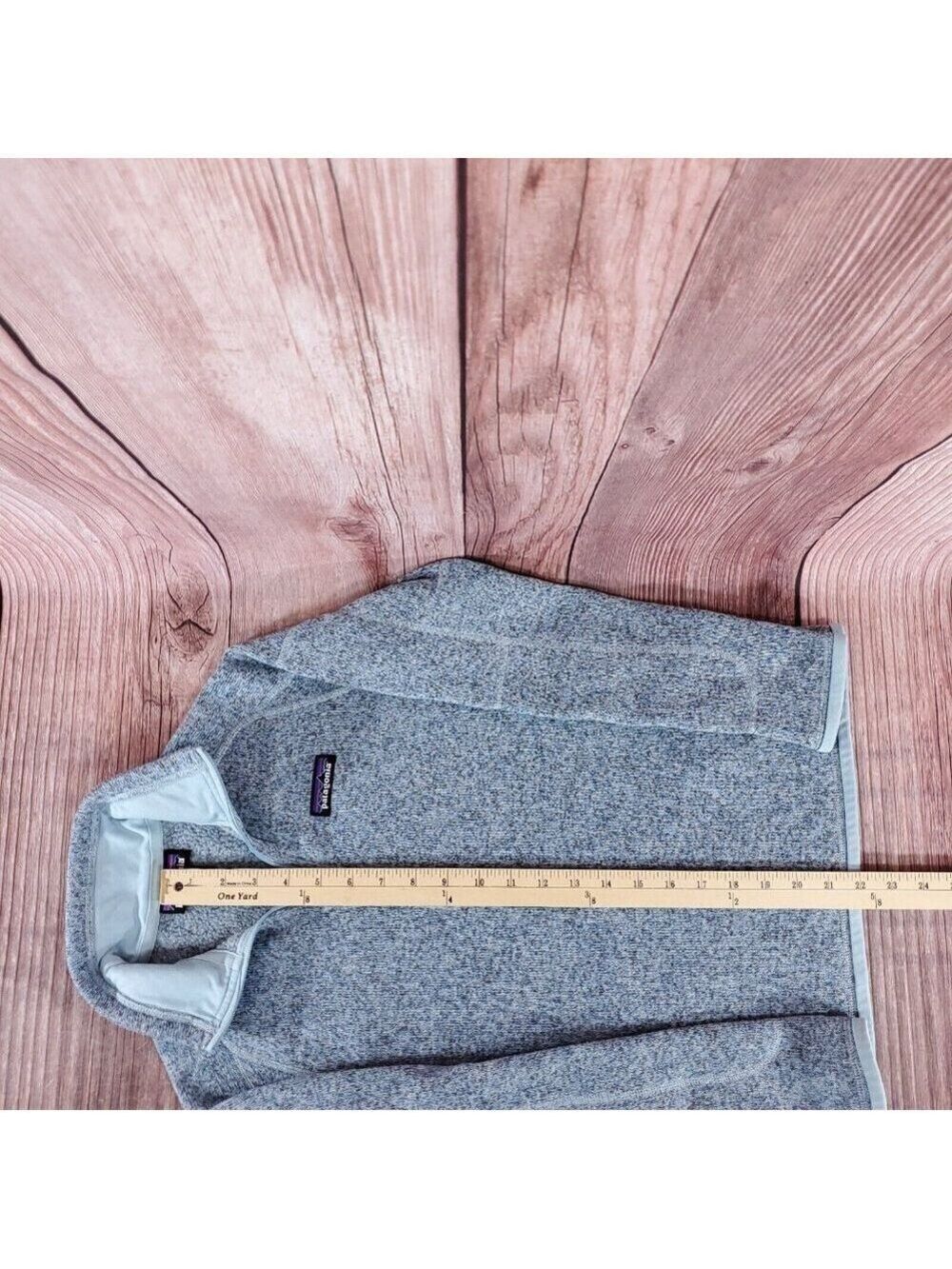 *READ* Patagonia Womens Size XXS Better Sweater 1/4 Zip Pullover Blue 25617 - Picture 15 of 15